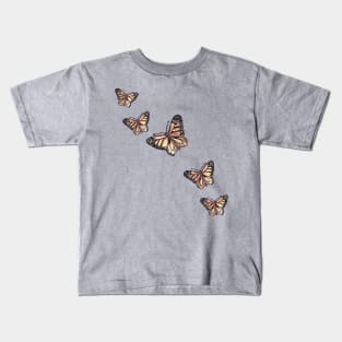 Vintage Monarch Butterflies Kids T-Shirt